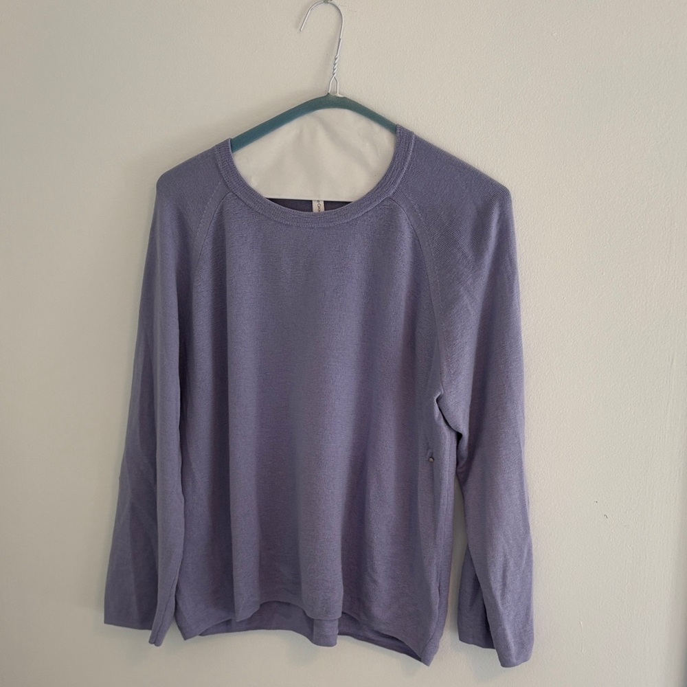 Babaton Lavender Long-Sleeve Thin Sweater